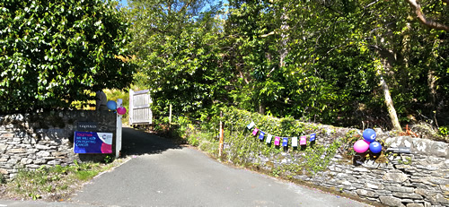 Garden entrance